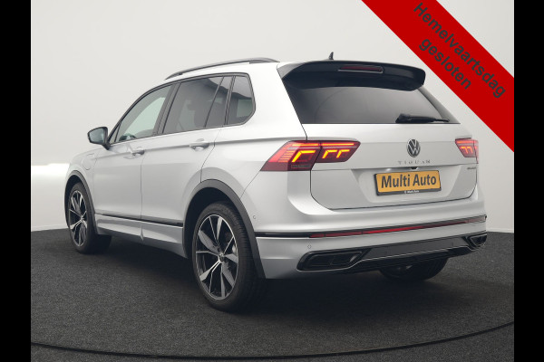 Volkswagen Tiguan 1.4 TSI eHybrid R-Line PHEV 245pk Dealer O.H | Trekhaak Af Fabriek | Adaptive Cruise | IQ Light | Adaptive Onderstel | Camera | Alcantara Sportstoelen & Stuur Verwarmd | Blis | Keyless | Sfeerverlichting | Virtual | Navigatie | DAB | 20"L.M | Plug In Hybrid |