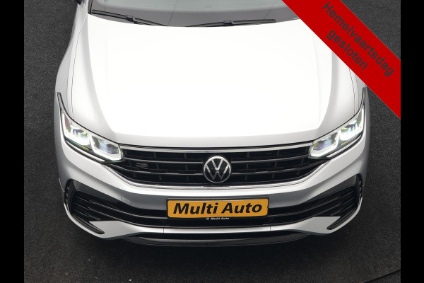 Volkswagen Tiguan 1.4 TSI eHybrid R-Line PHEV 245pk Dealer O.H | Trekhaak Af Fabriek | Adaptive Cruise | IQ Light | Adaptive Onderstel | Camera | Alcantara Sportstoelen & Stuur Verwarmd | Blis | Keyless | Sfeerverlichting | Virtual | Navigatie | DAB | 20"L.M | Plug In Hybrid |