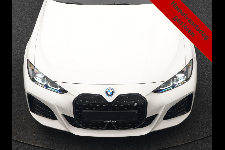 BMW i4 eDrive35 M Sport 70 kWh 286pk Dealer O.H | Trekhaak Af Fabriek | Adaptive Cruise | 360 Camera | Alcantara Sportstoelen Verwarmd | Widescreen Navi | Apple Carplay | Virtual | DAB | 18" L.M |