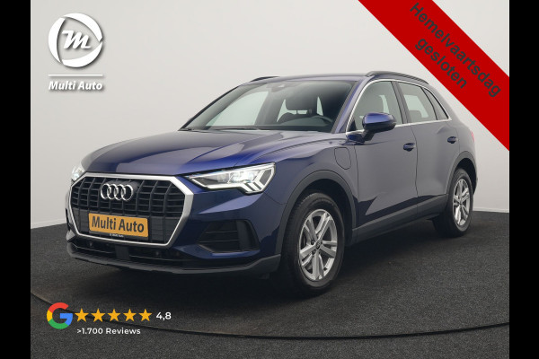 Audi Q3 45 TFSI e S-Line PHEV 245pk Dealer O.H Adaptive Cruise | Camera | Blis | S-line Interieur | Lederen Sportstoelen Verwarmd | Sportstuur | Navigatie | Virtual | DAB | 17"L.M |