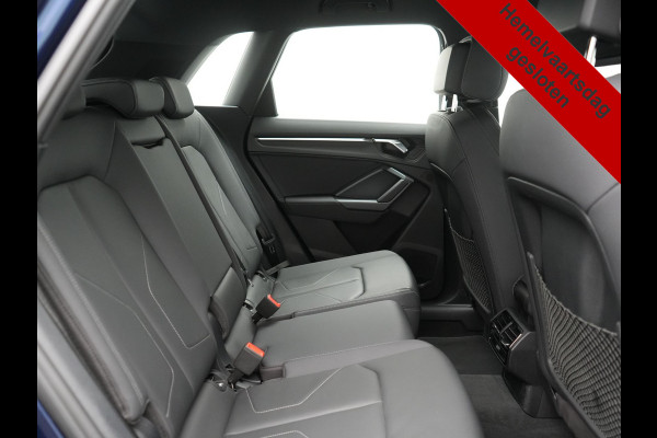Audi Q3 45 TFSI e S-Line PHEV 245pk Dealer O.H Adaptive Cruise | Camera | Blis | S-line Interieur | Lederen Sportstoelen Verwarmd | Sportstuur | Navigatie | Virtual | DAB | 17"L.M |