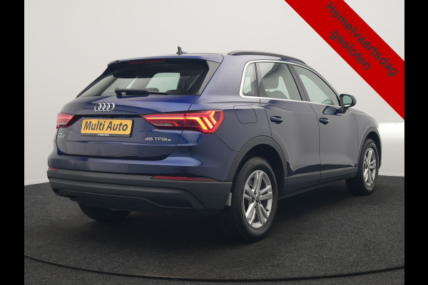 Audi Q3 45 TFSI e S-Line PHEV 245pk Dealer O.H Adaptive Cruise | Camera | Blis | S-line Interieur | Lederen Sportstoelen Verwarmd | Sportstuur | Navigatie | Virtual | DAB | 17"L.M |