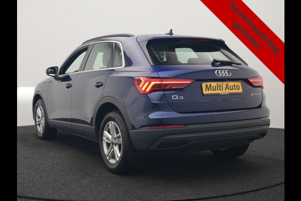 Audi Q3 45 TFSI e S-Line PHEV 245pk Dealer O.H Adaptive Cruise | Camera | Blis | S-line Interieur | Lederen Sportstoelen Verwarmd | Sportstuur | Navigatie | Virtual | DAB | 17"L.M |