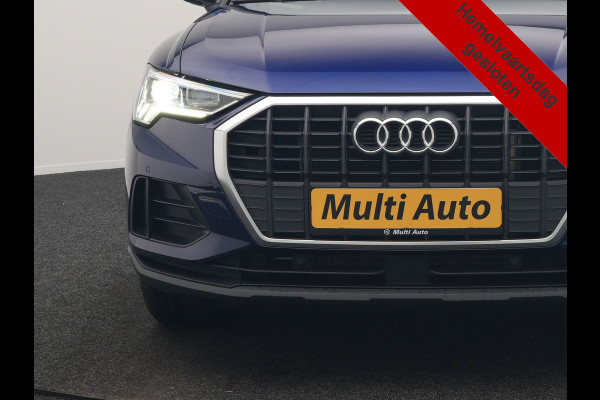 Audi Q3 45 TFSI e S-Line PHEV 245pk Dealer O.H Adaptive Cruise | Camera | Blis | S-line Interieur | Lederen Sportstoelen Verwarmd | Sportstuur | Navigatie | Virtual | DAB | 17"L.M |