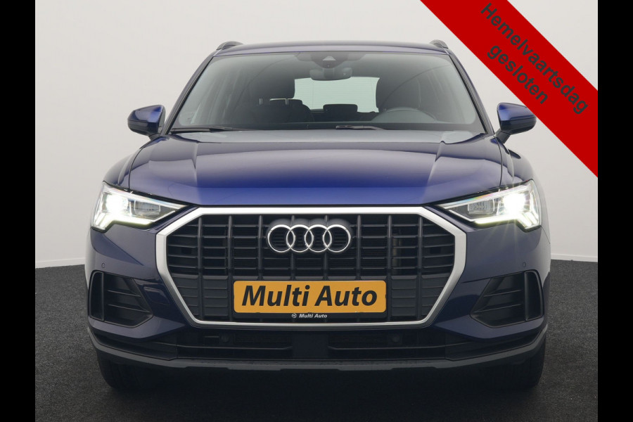 Audi Q3 45 TFSI e S-Line PHEV 245pk Dealer O.H Adaptive Cruise | Camera | Blis | S-line Interieur | Lederen Sportstoelen Verwarmd | Sportstuur | Navigatie | Virtual | DAB | 17"L.M |