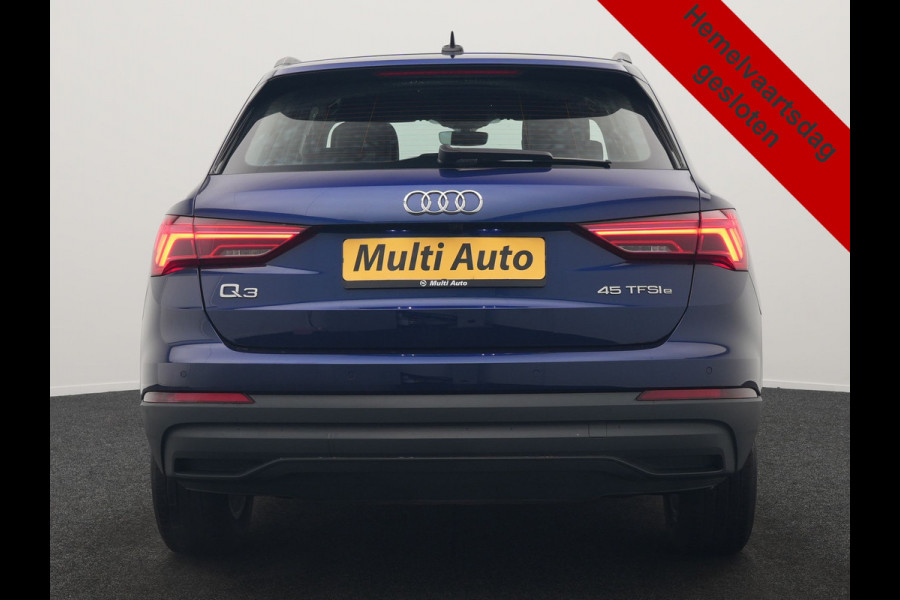 Audi Q3 45 TFSI e S-Line PHEV 245pk Dealer O.H Adaptive Cruise | Camera | Blis | S-line Interieur | Lederen Sportstoelen Verwarmd | Sportstuur | Navigatie | Virtual | DAB | 17"L.M |