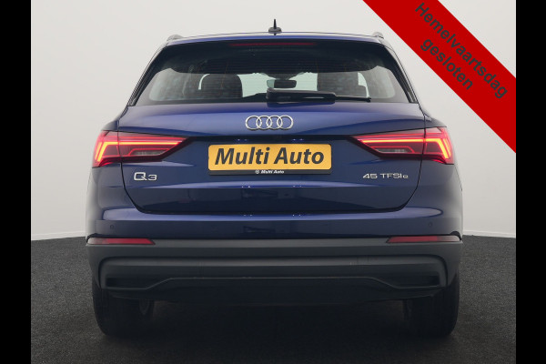 Audi Q3 45 TFSI e S-Line PHEV 245pk Dealer O.H Adaptive Cruise | Camera | Blis | S-line Interieur | Lederen Sportstoelen Verwarmd | Sportstuur | Navigatie | Virtual | DAB | 17"L.M |