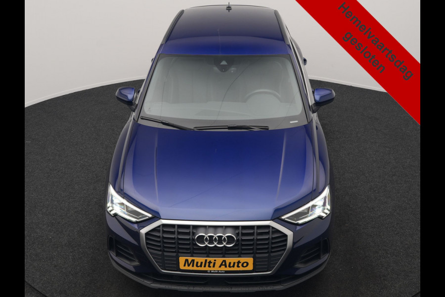 Audi Q3 45 TFSI e S-Line PHEV 245pk Dealer O.H Adaptive Cruise | Camera | Blis | S-line Interieur | Lederen Sportstoelen Verwarmd | Sportstuur | Navigatie | Virtual | DAB | 17"L.M |