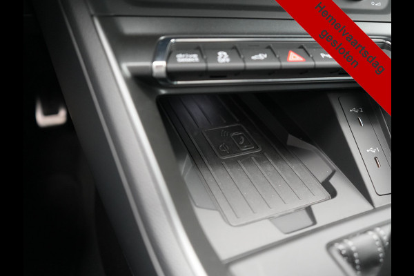 Audi Q3 45 TFSI e S-Line PHEV 245pk Dealer O.H Adaptive Cruise | Camera | Blis | S-line Interieur | Lederen Sportstoelen Verwarmd | Sportstuur | Navigatie | Virtual | DAB | 17"L.M |