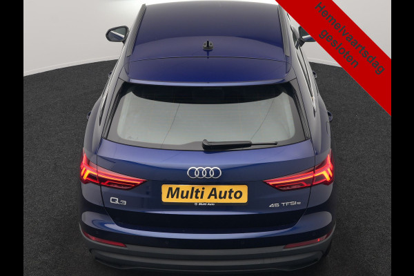 Audi Q3 45 TFSI e S-Line PHEV 245pk Dealer O.H Adaptive Cruise | Camera | Blis | S-line Interieur | Lederen Sportstoelen Verwarmd | Sportstuur | Navigatie | Virtual | DAB | 17"L.M |