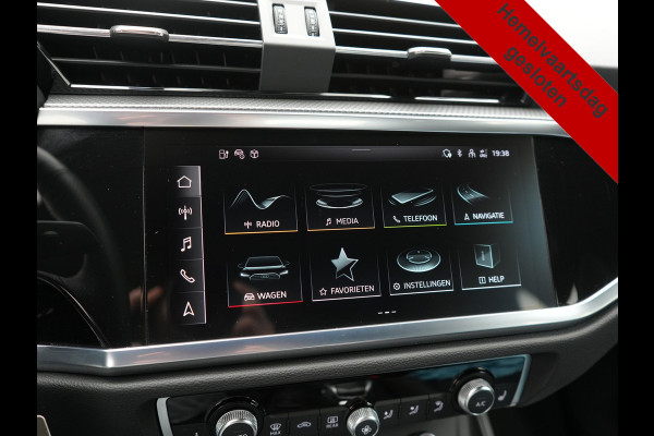 Audi Q3 45 TFSI e S-Line PHEV 245pk Dealer O.H Adaptive Cruise | Camera | Blis | S-line Interieur | Lederen Sportstoelen Verwarmd | Sportstuur | Navigatie | Virtual | DAB | 17"L.M |