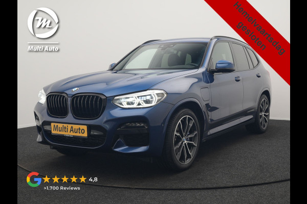 BMW X3 xDrive30e M Sport PHEV 293pk Dealer O.H. | Trekhaak Af Fabriek | Head Up | Cruise Control | Camera | Sportstoelen Verwarmd | Harman & Kardon | Keyless | Blis | Apple Carplay | Sfeerverlichting | 20''L.M. | Navigatie | DAB | Plug In Hybrid |
