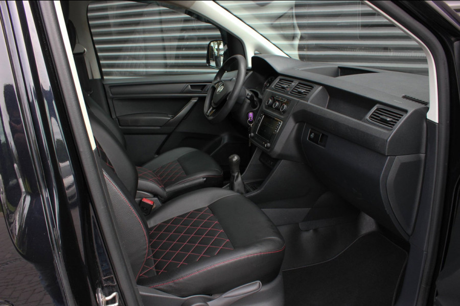 Volkswagen Caddy 2.0 TDI 185PK JB- EDITION MARGE BTW VRIJ/ FULL BLACK / SCHROEFSET / LEDEREN BEKLEDING / NIEUWSTAAT / ELEK- PAKKET