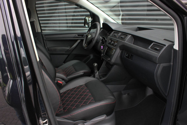 Volkswagen Caddy 2.0 TDI 185PK JB- EDITION MARGE BTW VRIJ/ FULL BLACK / SCHROEFSET / LEDEREN BEKLEDING / NIEUWSTAAT / ELEK- PAKKET