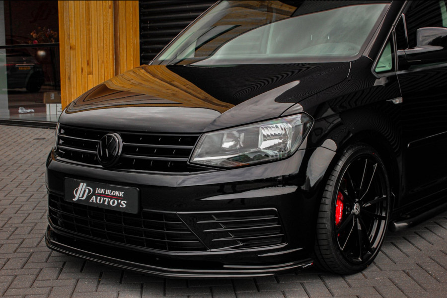 Volkswagen Caddy 2.0 TDI 185PK JB- EDITION MARGE BTW VRIJ/ FULL BLACK / SCHROEFSET / LEDEREN BEKLEDING / NIEUWSTAAT / ELEK- PAKKET