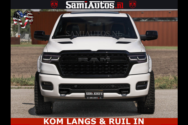 Dodge Ram LIMITED H.O 540PK 706Nm | Massage + Full Option | De Meest Luxe en Volle Pick-Up in zijn Klasse | Comfortabele Dubbele Cabine met Royale 5 Zitplaatsen | BPM vrij | Nu Leverbaar uit Voorraad | Voorraad Nr 2336 - 7700