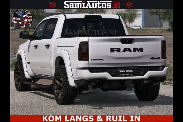 Dodge Ram LIMITED H.O 540PK 706Nm | Massage + Full Option | De Meest Luxe en Volle Pick-Up in zijn Klasse | Comfortabele Dubbele Cabine met Royale 5 Zitplaatsen | BPM vrij | Nu Leverbaar uit Voorraad | Voorraad Nr 2336 - 7700