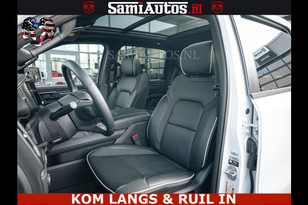 Dodge Ram LIMITED H.O 540PK 706Nm | Massage + Full Option | De Meest Luxe en Volle Pick-Up in zijn Klasse | Comfortabele Dubbele Cabine met Royale 5 Zitplaatsen | BPM vrij | Nu Leverbaar uit Voorraad | Voorraad Nr 2336 - 7700
