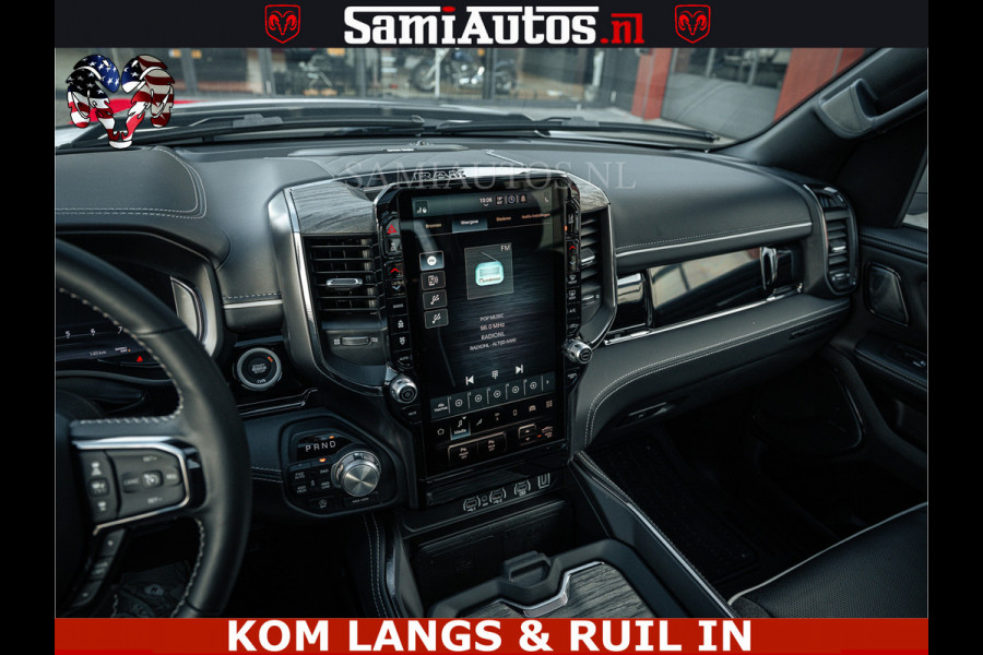Dodge Ram LIMITED H.O 540PK 706Nm | Massage + Full Option | De Meest Luxe en Volle Pick-Up in zijn Klasse | Comfortabele Dubbele Cabine met Royale 5 Zitplaatsen | BPM vrij | Nu Leverbaar uit Voorraad | Voorraad Nr 2336 - 7700