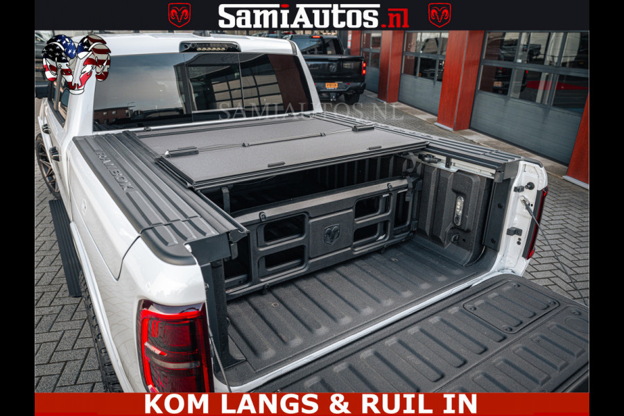 Dodge Ram LIMITED H.O 540PK 706Nm | Massage + Full Option | De Meest Luxe en Volle Pick-Up in zijn Klasse | Comfortabele Dubbele Cabine met Royale 5 Zitplaatsen | BPM vrij | Nu Leverbaar uit Voorraad | Voorraad Nr 2336 - 7700