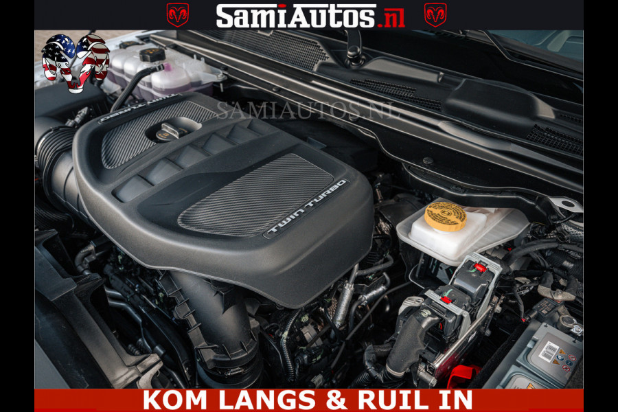 Dodge Ram LIMITED H.O 540PK 706Nm | Massage + Full Option | De Meest Luxe en Volle Pick-Up in zijn Klasse | Comfortabele Dubbele Cabine met Royale 5 Zitplaatsen | BPM vrij | Nu Leverbaar uit Voorraad | Voorraad Nr 2336 - 7700