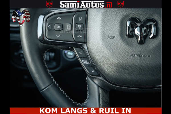Dodge Ram LIMITED H.O 540PK 706Nm | Massage + Full Option | De Meest Luxe en Volle Pick-Up in zijn Klasse | Comfortabele Dubbele Cabine met Royale 5 Zitplaatsen | BPM vrij | Nu Leverbaar uit Voorraad | Voorraad Nr 2336 - 7700