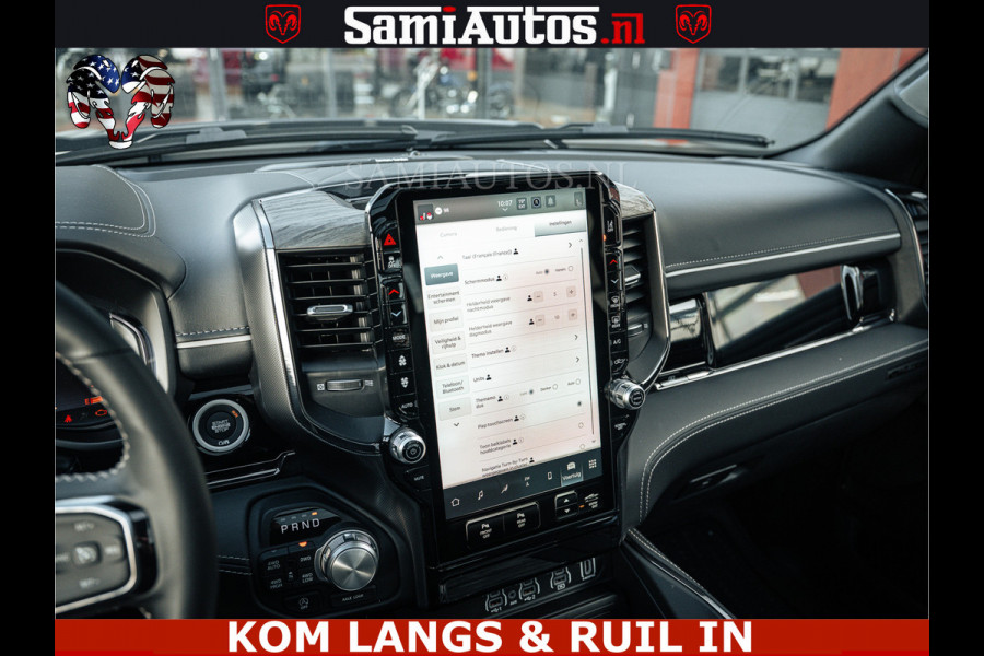 Dodge Ram LIMITED H.O 540PK 706Nm | Massage + Full Option | De Meest Luxe en Volle Pick-Up in zijn Klasse | Comfortabele Dubbele Cabine met Royale 5 Zitplaatsen | BPM vrij | Nu Leverbaar uit Voorraad | Voorraad Nr 2336 - 7700