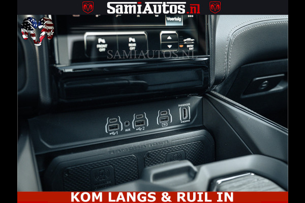 Dodge Ram LIMITED H.O 540PK 706Nm | Massage + Full Option | De Meest Luxe en Volle Pick-Up in zijn Klasse | Comfortabele Dubbele Cabine met Royale 5 Zitplaatsen | BPM vrij | Nu Leverbaar uit Voorraad | Voorraad Nr 2336 - 7700