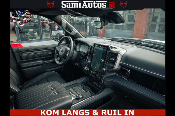 Dodge Ram LIMITED H.O 540PK 706Nm | Massage + Full Option | De Meest Luxe en Volle Pick-Up in zijn Klasse | Comfortabele Dubbele Cabine met Royale 5 Zitplaatsen | BPM vrij | Nu Leverbaar uit Voorraad | Voorraad Nr 2336 - 7700