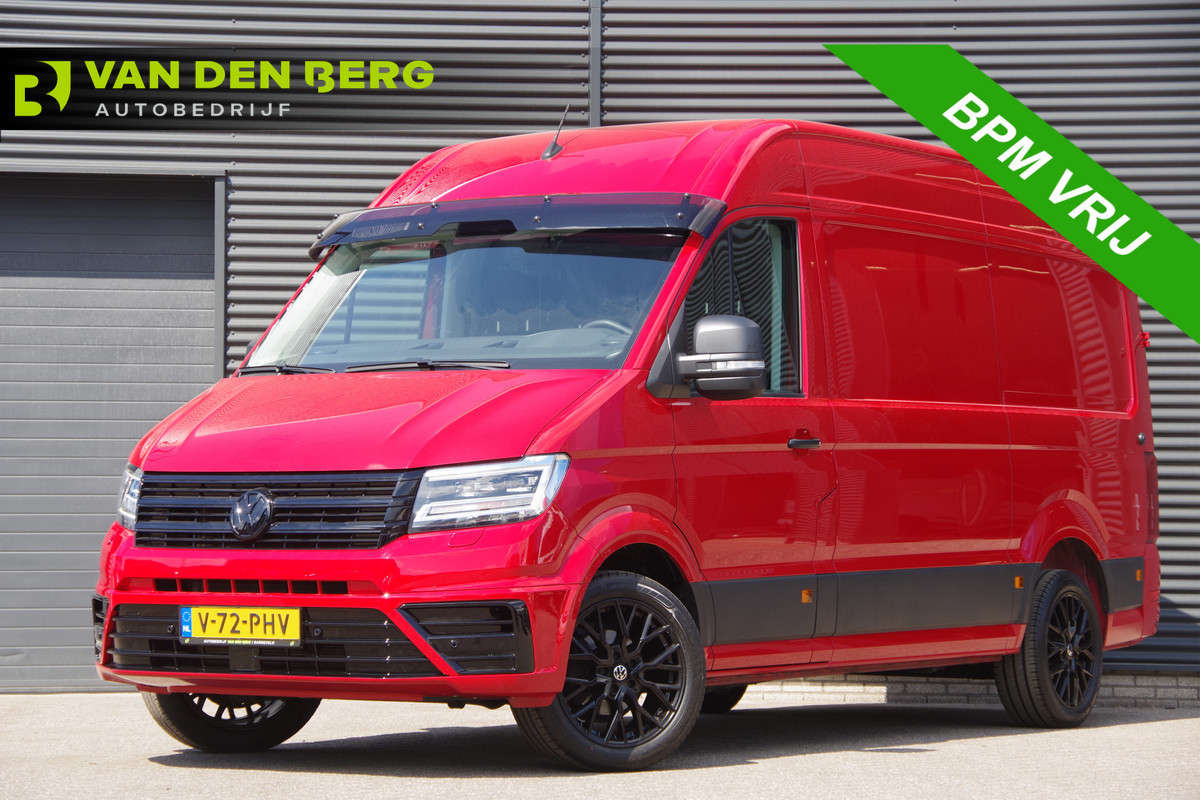 Volkswagen Crafter 35 2.0 TDI L3H3(L2H2) 177PK AUT. LED, GEV. ERGO COMFORT STOEL, STOELVERWARMING, CLIMA, VOORRUIT VERWARMING, CRUISE, MF STUURWIEL