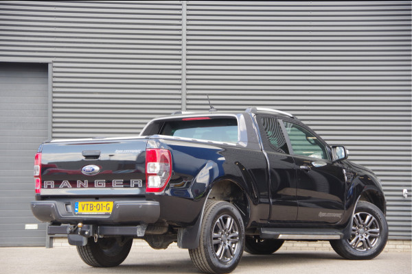 Ford Ranger 2.0 EcoBlue Wildtrak Supercab 4X4 213PK AUT. 3.5T TREKHAAK, ADAPT. CRUISE, LED, NAVI, CAMERA, CLIMA, STOELVERWARMING, NL AUTO, N