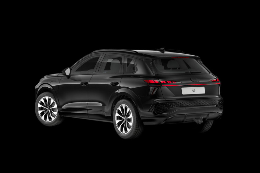 Audi Q3 S edition e-hybrid 272 pk | Techniekpakket plus | Panorama-glasdak | Optiekpakket zwart-glanzend | Trekhaak mech. zwenkbaar |