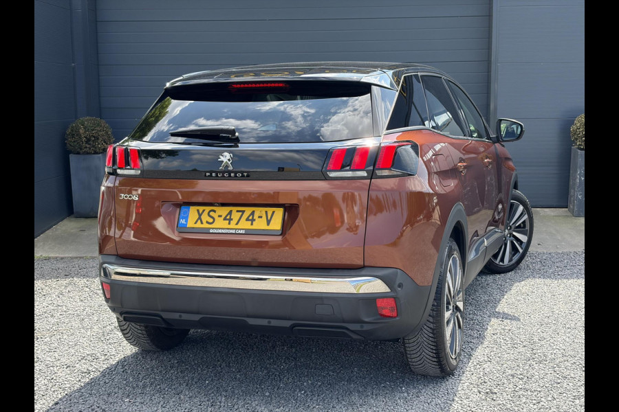 Peugeot 3008 1.2 PureTech Allure 1e Eigenaar,Draadloos Opladen,Navi,360°Camera,Keyless,Dealer Onderhouden,Stoelverw.Memory stoel,Dodehoek,131pk,Halfleder,Apk tot 03-2027