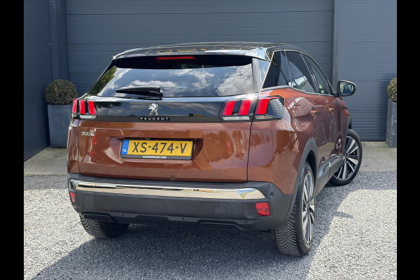 Peugeot 3008 1.2 PureTech Allure 1e Eigenaar,Draadloos Opladen,Navi,360°Camera,Keyless,Dealer Onderhouden,Stoelverw.Memory stoel,Dodehoek,131pk,Halfleder,Apk tot 03-2027