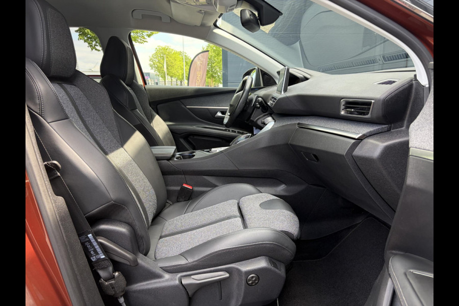 Peugeot 3008 1.2 PureTech Allure 1e Eigenaar,Draadloos Opladen,Navi,360°Camera,Keyless,Dealer Onderhouden,Stoelverw.Memory stoel,Dodehoek,131pk,Halfleder,Apk tot 03-2027