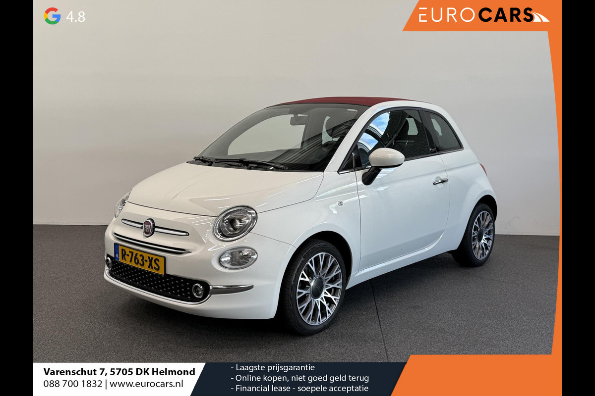 Fiat 500C 1.2 Star Leder Navigatie Climate Control Parkeer sensoren Digitale Cockpit Cruise control LMV 16"