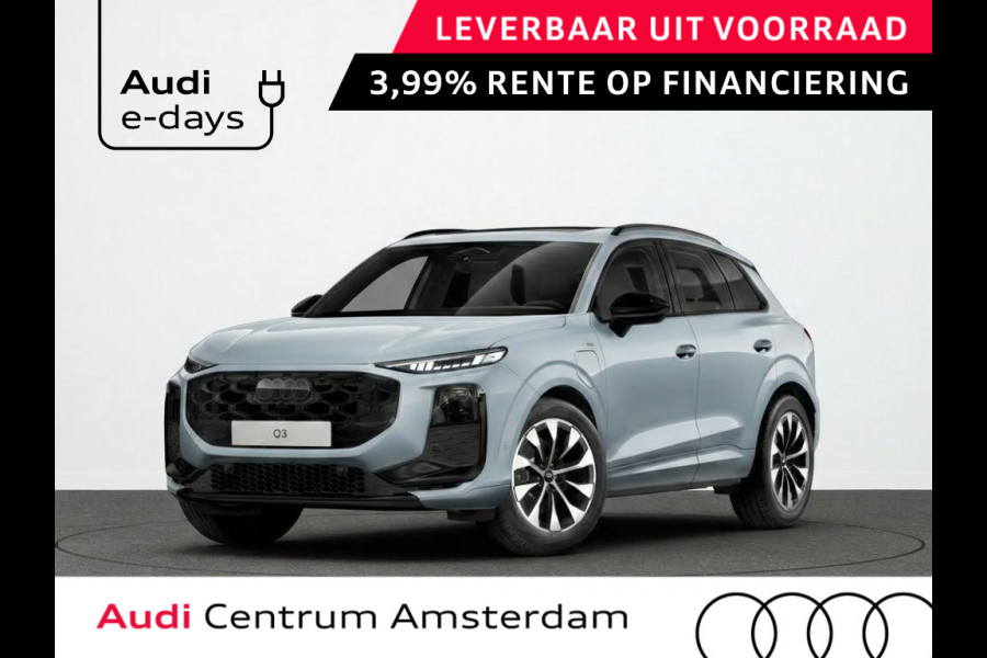 Audi Q3 S edition e-hybrid 272 pk | Techniekpakket plus | Panorama-glasdak | Optiekpakket zwart-glanzend | Trekhaak mech. zwenkbaar |
