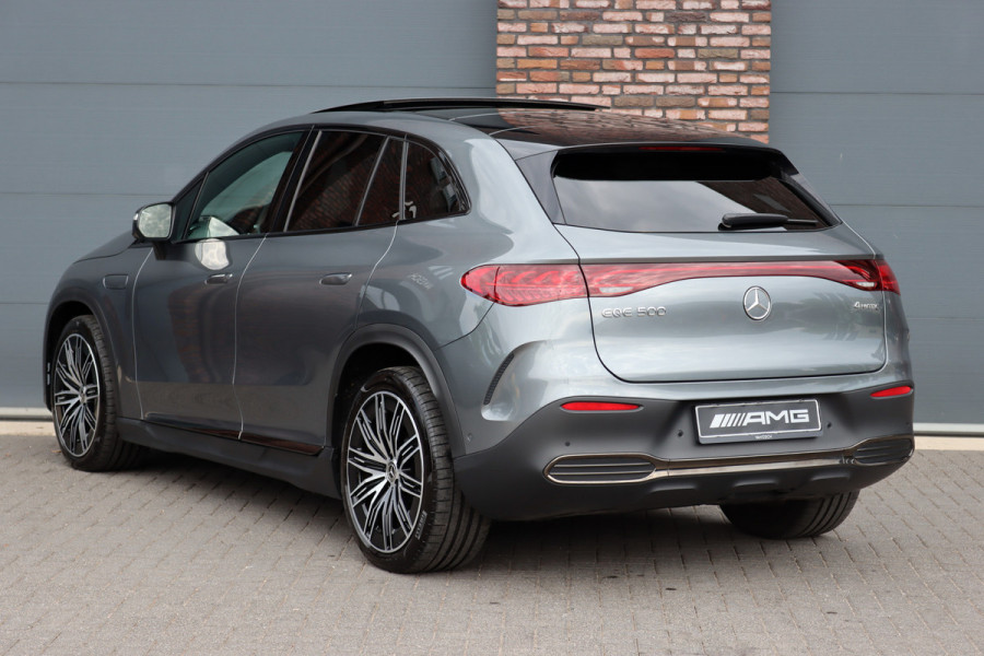 Mercedes-Benz EQE SUV 500 4MATIC AMG Line 91 kWh | 65.000,- ex BTW | Luchtvering | Hyperscreen | Achterasbesturing | Distronic+ | Massage | HUD | Stoelventilatie | Trekhaak | Memory | Verwarmd Stuurwiel | 22kW |