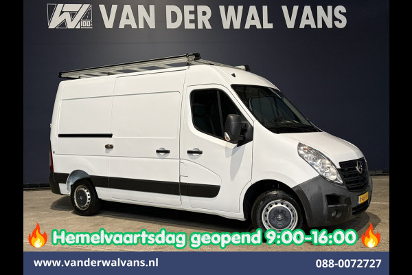 Opel Movano 2.3 CDTI 145pk L2H2 Euro6 Airco | Imperiaal | Trap | Camera | Navigatie | 2500kg Trekhaak Cruisecontrol, Parkeersensoren, Bijrijdersbank