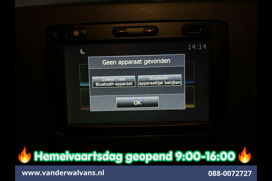 Opel Movano 2.3 CDTI 145pk L2H2 Euro6 Airco | Imperiaal | Trap | Camera | Navigatie | 2500kg Trekhaak Cruisecontrol, Parkeersensoren, Bijrijdersbank