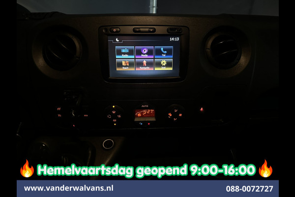 Opel Movano 2.3 CDTI 145pk L2H2 Euro6 Airco | Imperiaal | Trap | Camera | Navigatie | 2500kg Trekhaak Cruisecontrol, Parkeersensoren, Bijrijdersbank