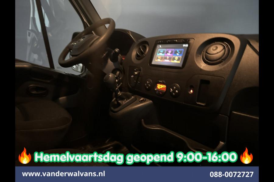 Opel Movano 2.3 CDTI 145pk L2H2 Euro6 Airco | Imperiaal | Trap | Camera | Navigatie | 2500kg Trekhaak Cruisecontrol, Parkeersensoren, Bijrijdersbank