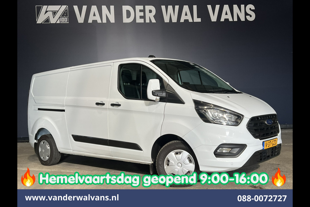 Ford Transit Custom 2.0 TDCI L2H1 Euro6 Airco | Camera | LED | Cruisecontrol | Parkeersensoren Verwarmde voorruit, Bijrijdersbank, 2800kg trekvermogen