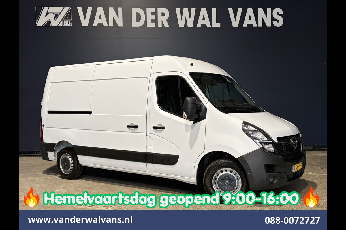 Opel Movano 2.3 Turbo 150pk L2H2 Euro6 Airco | Leder | 2500kg Trekhaak | Navigatie | Camera cruisecontrol, parkeersensoren, LED, bijrijdersbank