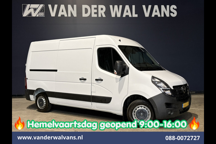 Opel Movano 2.3 Turbo 150pk L2H2 Euro6 Airco | Leder | 2500kg Trekhaak | Navigatie | Camera cruisecontrol, parkeersensoren, LED, bijrijdersbank