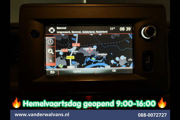 Opel Movano 2.3 Turbo 150pk L2H2 Euro6 Airco | Leder | 2500kg Trekhaak | Navigatie | Camera cruisecontrol, parkeersensoren, LED, bijrijdersbank