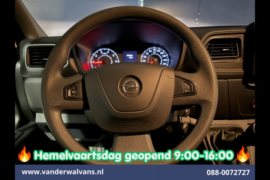 Opel Movano 2.3 Turbo 150pk L2H2 Euro6 Airco | Leder | 2500kg Trekhaak | Navigatie | Camera cruisecontrol, parkeersensoren, LED, bijrijdersbank