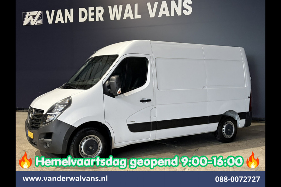 Opel Movano 2.3 Turbo 150pk L2H2 Euro6 Airco | Leder | 2500kg Trekhaak | Navigatie | Camera cruisecontrol, parkeersensoren, LED, bijrijdersbank