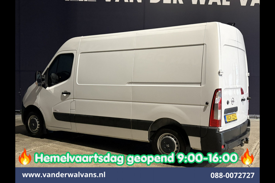 Opel Movano 2.3 Turbo 150pk L2H2 Euro6 Airco | Leder | 2500kg Trekhaak | Navigatie | Camera cruisecontrol, parkeersensoren, LED, bijrijdersbank