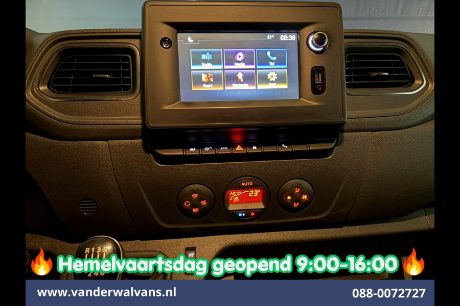 Opel Movano 2.3 Turbo 150pk L2H2 Euro6 Airco | Leder | 2500kg Trekhaak | Navigatie | Camera cruisecontrol, parkeersensoren, LED, bijrijdersbank